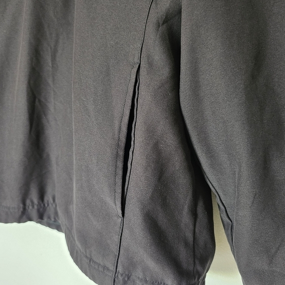 NWOT Pebble Beach golf performance  black gorpcore pullover 1/4 zip Size L - Picture 6 of 11